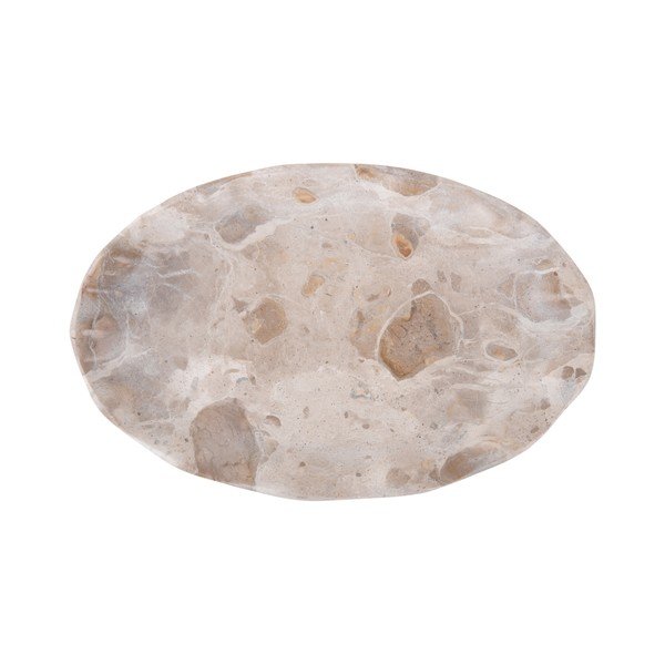 Marmorist dekoratiivne kandik 14x21 cm Waved - PT LIVING-image-2