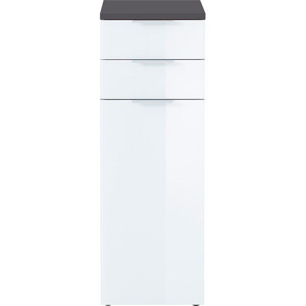 Bílo-šedá skřínka Germania Pescara, výška 112 cm-image-1