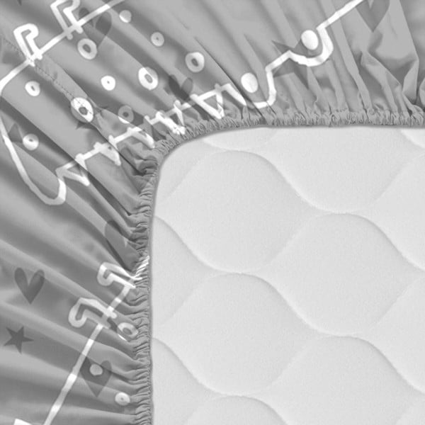 Laste puuvillane lina , 90 x 200 cm Best Buddies - Moshi Moshi-image-1