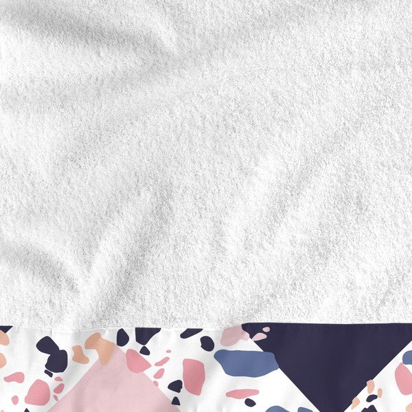 Komplekt 2 puuvillast rätikut Blanc Terrazzo - Happynois-image-1