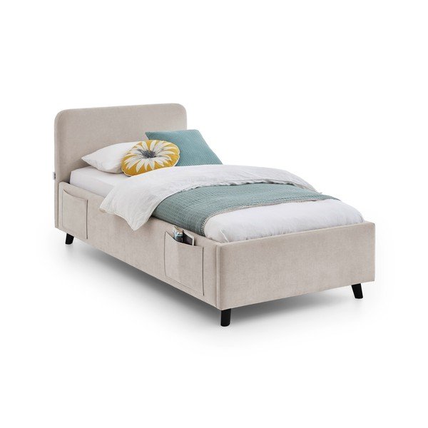 Beež lastevoodi ilma liistudeta 90x200 cm Cosy - Meise Möbel