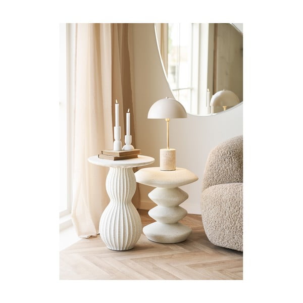 Beež laualamp metallvarjuga (kõrgus 45 cm) Sheffield – House Nordic-image-4