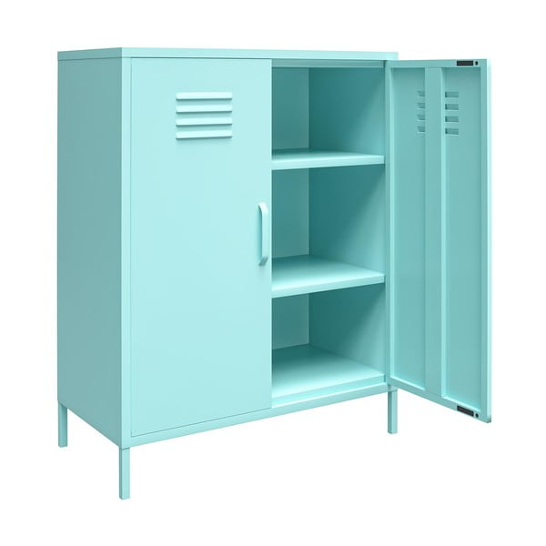 Helesinine metallkapp 80x102 cm Cache - Novogratz-image-4