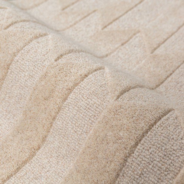 Roheline/naturaalne käsitsi kootud villane vaip 120x170 cm Apex Border Wool - Flair Rugs-image-3
