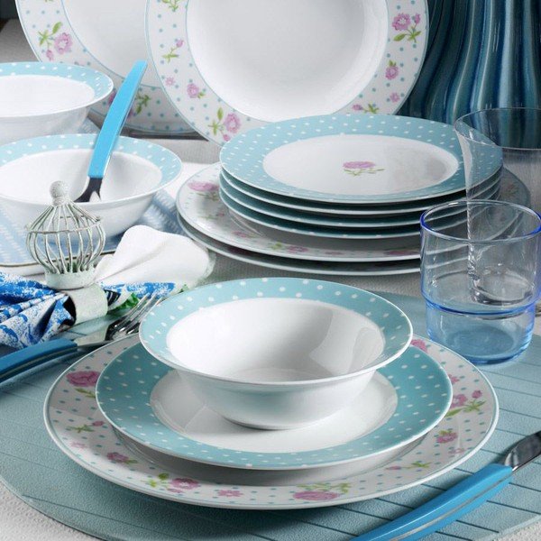 Kutahya Makala 24-osaline portselanist nõudekomplekt - Kütahya Porselen-image-1