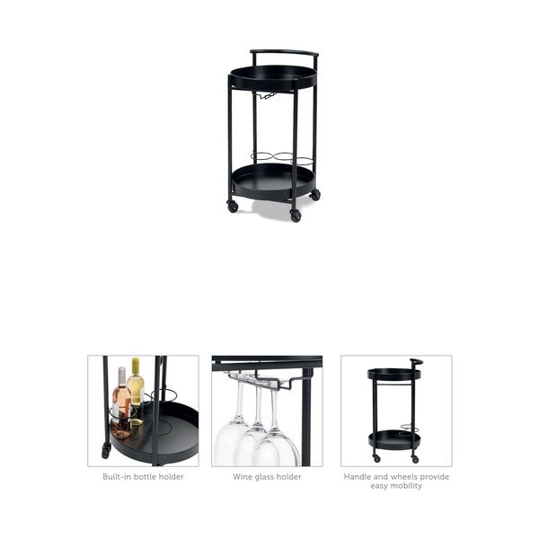 Metallist ümmargune aialaud ø 40 cm Calla - Garden Pleasure-image-2