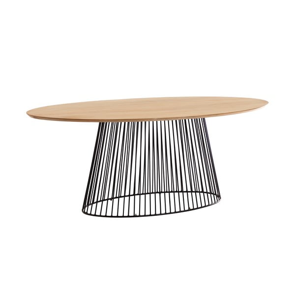 Mangopuidust lauaga söögilaud, 200 x 110 cm Leska - Kave Home-image-4