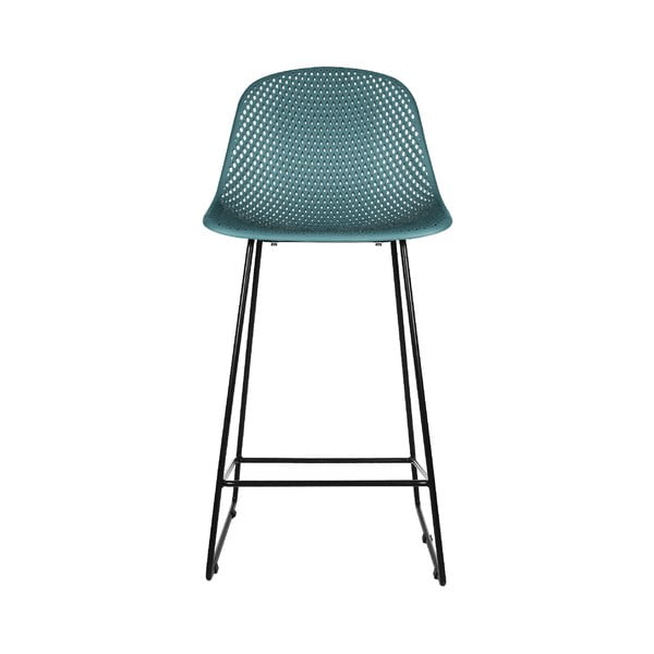 Modrá barová židle Leitmotiv Diamond Mesh