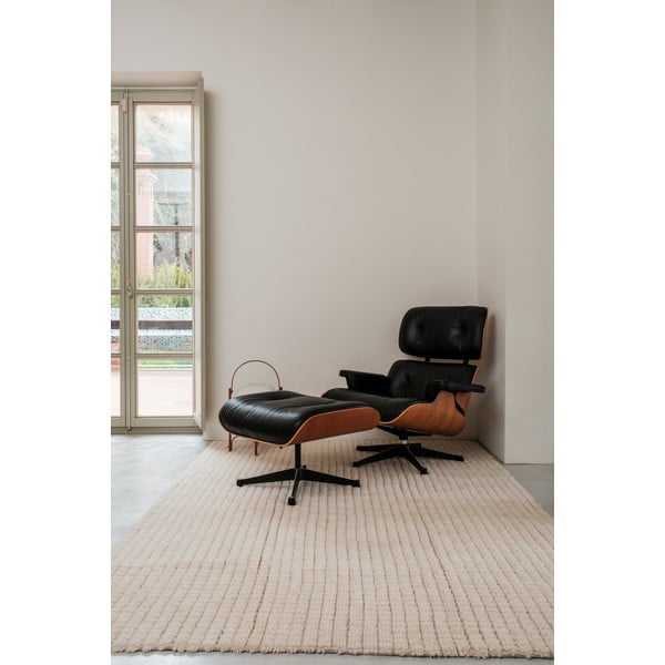 Beež pestav/käsitsi kootud villane vaip 170x240 cm Unexpected Wool - Lorena Canals-image-2