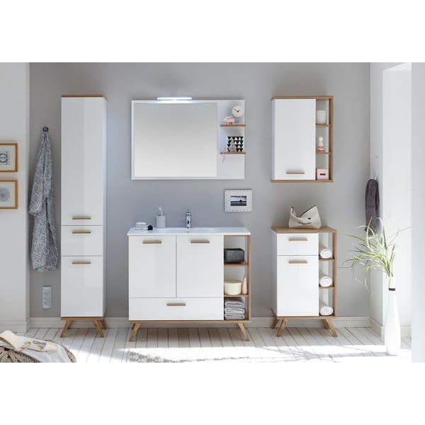 Riiulitega seinapeegel 100x75 cm Set 923 - Pelipal-image-1