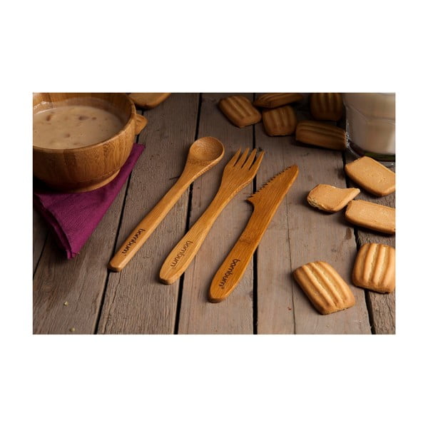 3-osaline söögiriistade komplekt Panforte - Bambum-image-1