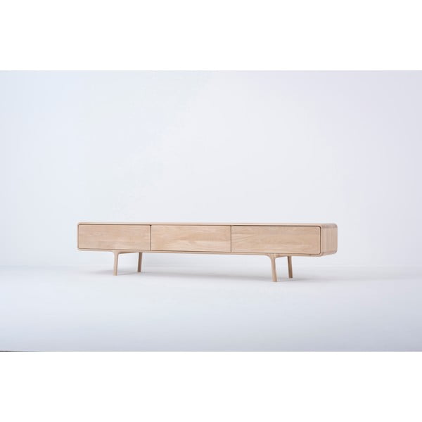 Massiivne tammepuust telerikapp 3 sahtliga Fawn - Gazzda-image-2