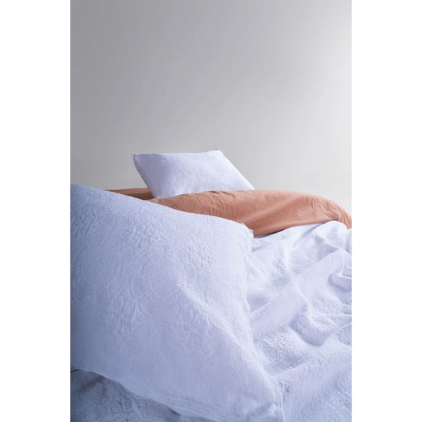 Valge žakaarkangast voodi- ja padjakatte komplekt 180x240 cm Jacquard - Mila Home Luxury-image-3