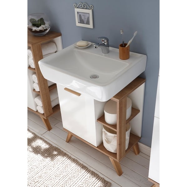 Valge kapi valamu all 60x65 cm Set 923 - Pelipal-image-4