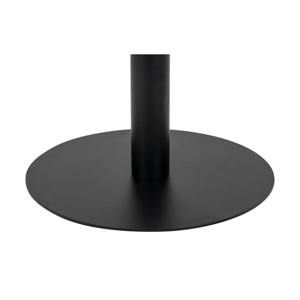 Valge-must ümmargune marmorist laud 70x70 cm Bolzano - House Nordic-image-3