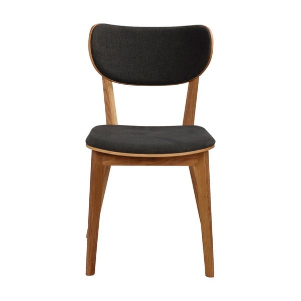 Pruunist tammepuust söögitool tumehalli istmega Cato - Rowico-image-3