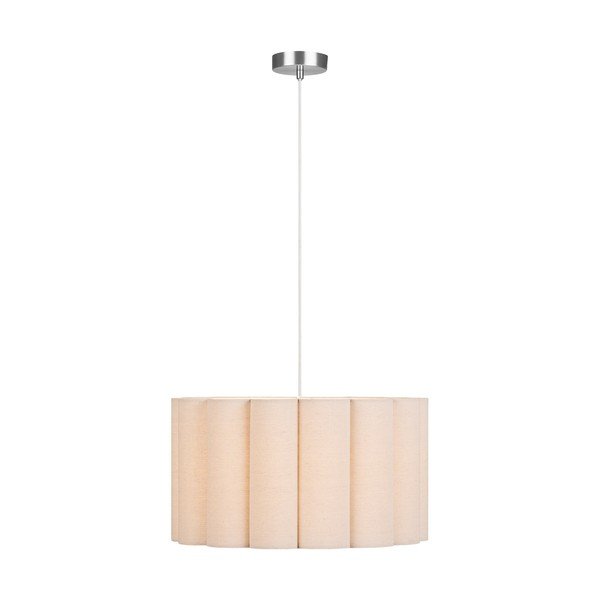 Beež linane ripplamp ø 45 cm Watton - House Nordic-image-2