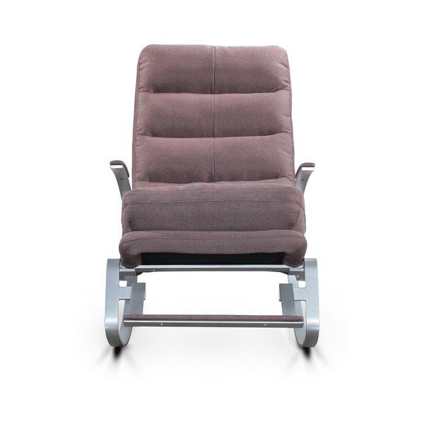 Šedohnědé látkové houpací křeslo Garageeight Rockport-image-1