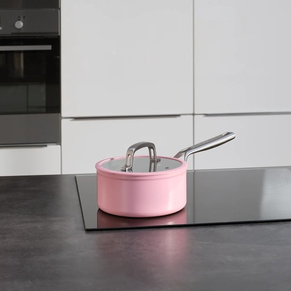 Alumiiniumist pott induktsioonpliidile koos kaane ja mittenakkuva pinnaga 2,4 l Meda 3.0 - FABINI-image-1