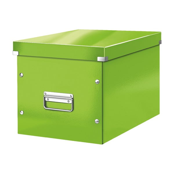 Roheline papist hoiukarp kaanega 32x36x31 cm Click&Store - Leitz