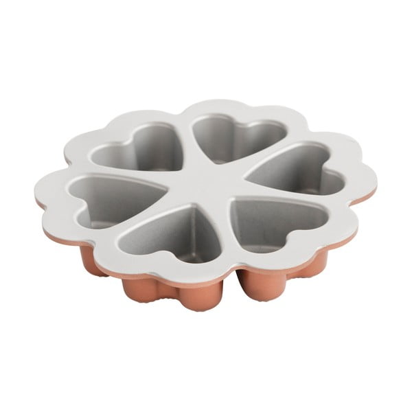 Vorm 6 südamekujulise minipiruka jaoks, vasest Valentine, 500 ml - Nordic Ware-image-4
