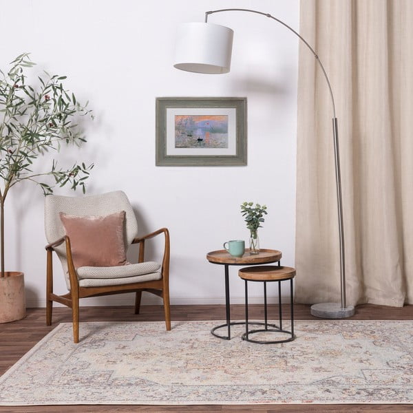 Kreem vaip 200x290 cm Flores - Asiatic Carpets-image-1