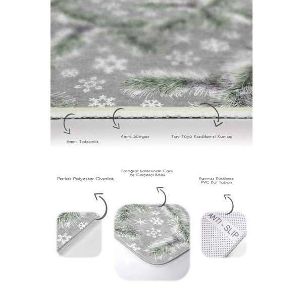Hallid vannitoamatid 2 tk 60x100 cm komplektis - Mila Home-image-2