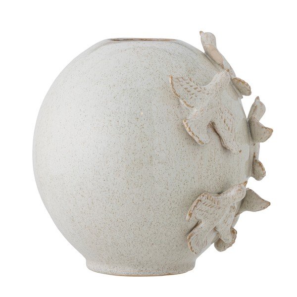 Kreem kivikeraamikast vaas (kõrgus 25 cm) Abira - Bloomingville-image-4
