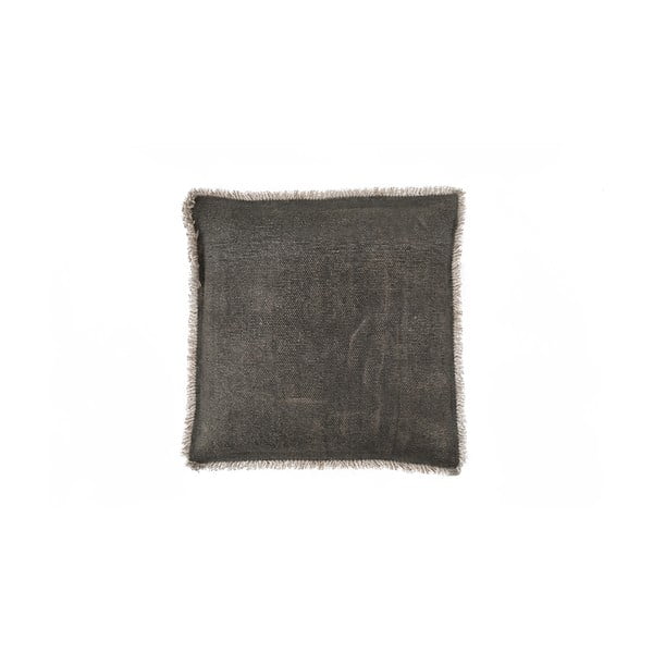 Tmavě šedý polštář Moycor Cairo, 45 x 45 cm