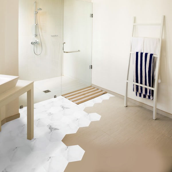 10 kuuekujuliste põrandakleebiste komplekt - Ambiance-image-2