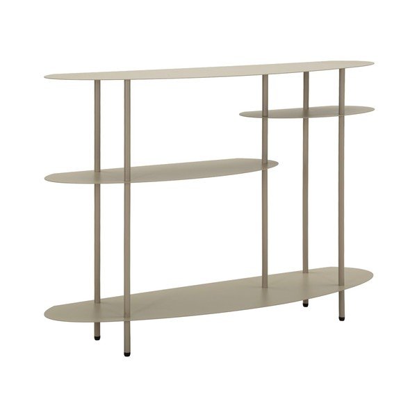 Hallikasbeež metallist konsoollaud 34x118 cm Saturn - Mauro Ferretti
