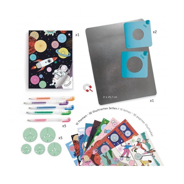 Spiral Art Set Multi - Djeco-image-1