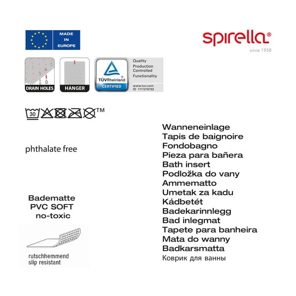 Libisemisvastane dušimatt 53x53 cm Ruby - Spirella-image-1