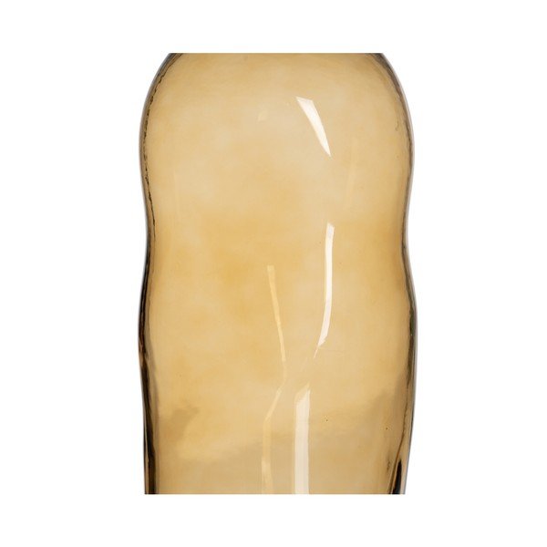 Ookerkollane klaasist vaas (kõrgus 35 cm) Amber - Ixia-image-4