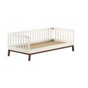 Beež männipuidust lastevoodi koos voodipõhjaga 90x200 cm Sezane - Vipack