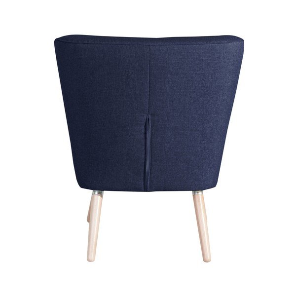 Tmavě modré křeslo Max Winzer Neele Duro Dark Blue-image-2