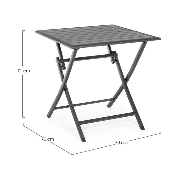 Alumiiniumist aialaud 70x70 cm Elin - Bizzotto-image-3