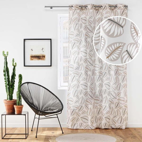 Beež kardin 140x260 cm Alma - douceur d'intérieur-image-4