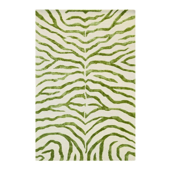 Koberec Bakero Zebra Soft Green, 244 x 153 cm