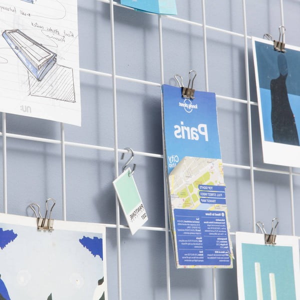 Valge metallist meeldetuletusplaat, 50 x 70 cm - Evila Originals-image-4