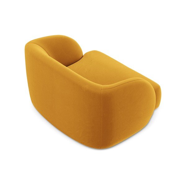 Sinepivärvi sametist tugitool Miley - Micadoni Home-image-4