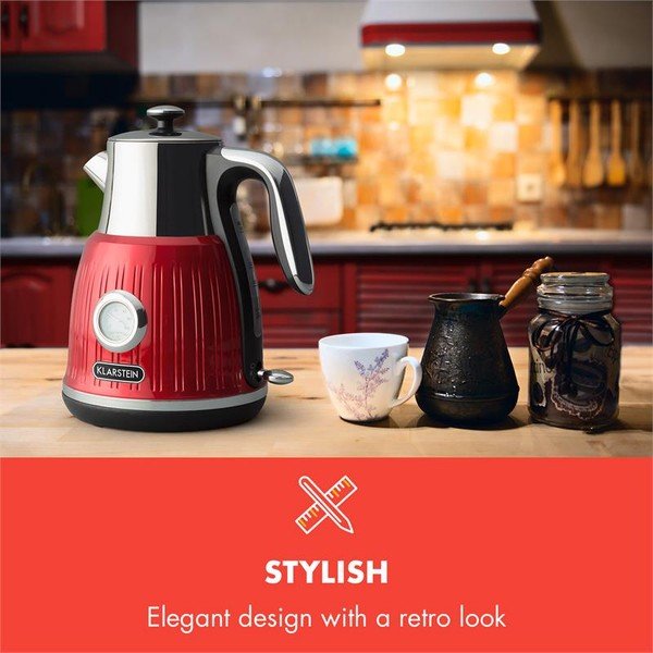 Punane veekeetja Cancan - Klarstein-image-1