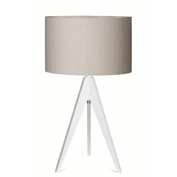 Stolní lampa Artist Grey/White, 65x33 cm