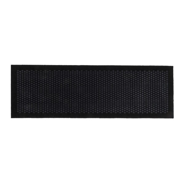 Černošedá rohožka tica copenhagen Dot, 67 x 200 cm