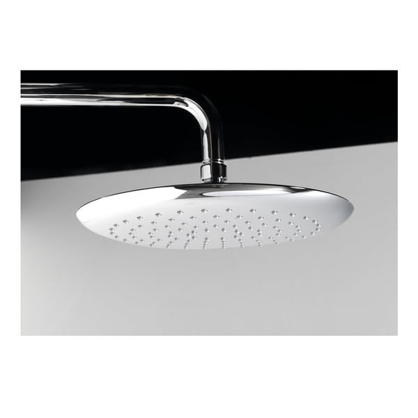 Läikiv hõbedane messingist dušikomplekt termostaatilise segistiga 131 cm Solaris - Sapho-image-4