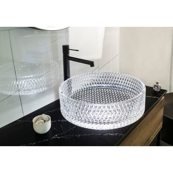 Ümmargune klaasist valamu ø 39,5 cm Maragua - Sapho-image-2