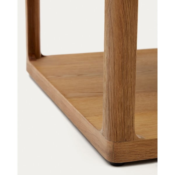 Tammedekooriga diivanilaud 65x140 cm Maymai - Kave Home-image-3