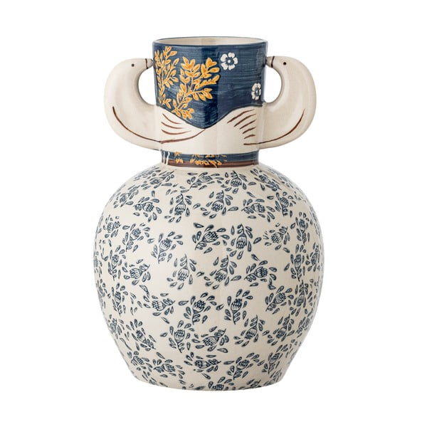 Käsitsi maalitud kivivara vaas (kõrgus 23,5 cm) Hezha - Bloomingville-image-3