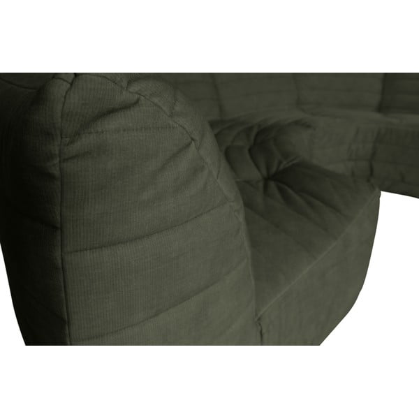 Roheline sametist nurgadiivan (muutuv) Bag - WOOOD-image-1