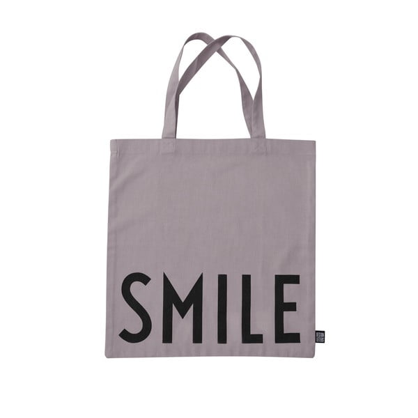 Lilla kangaskott Smile - Design Letters